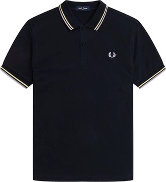 Fred Perry Polo Shirt - Heren - Polos - Blauw - M - Katoen - Tops