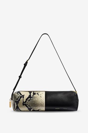 Khaite Zylindrische Schultertasche aus Kalbfell Kye