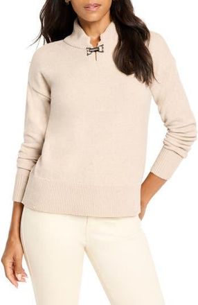 Nic+Zoe Cozy Riding Cotton Blend Sweater in Neutral Mix at Nordstrom Rack, Size Xx-Large