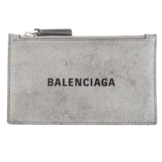 Balenciaga Silver Coin Purse/Coin Case (Pre-Owned)