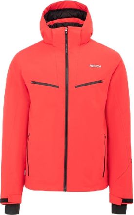 Nevica Mens Vail Ski Jacket Long Sleeve Waterproof Red M