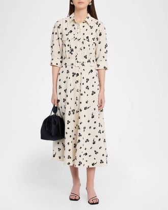 Essentiel Jizo Shirt Dress In Off White