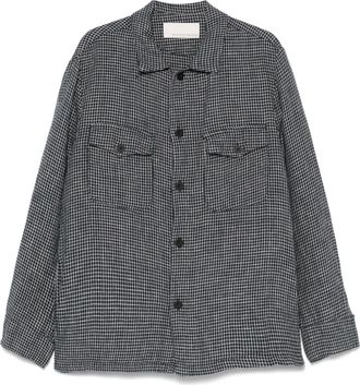 Original Vintage Style Giacca in lino - Blu