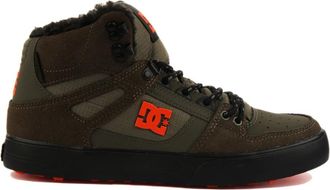 DC Pure Hi Top WC Sneakers Olijf - Heren - Sneakers - Groen - 42 EU - Leer - Schoenen