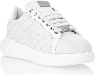 Philipp Plein Low Top Sneakers Matelasse Women in White at Nordstrom, Size 35