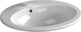 Vitra Lavabo Redondo Reciclado Vitra Outline Compacto Beige Mate 41x41 Cm