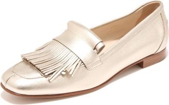 Tod's Fringe Loafer Schoenen Made in Italy - Dames - Loafers - Geel - 36 1/2 EU - Leer - Schoenen