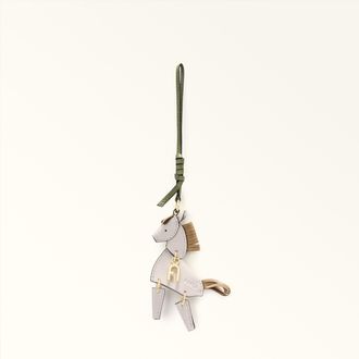 Furla Allegra Charm Toni Lino Bianco Pelle Stampata Donna