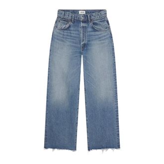 A Gold E Wide Jeans, female, Blue, Size: W25 Lyonne Jean