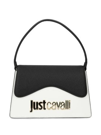 Just Cavalli logo-plaque cross body bag - women - Polyurethane - One Size - Black
