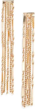 Open Edit Fringe Earrings in Gold at Nordstrom Rack