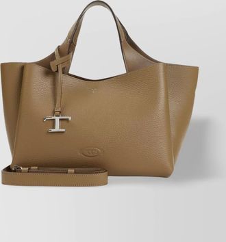 Tod's apa grained leather shoulder bag