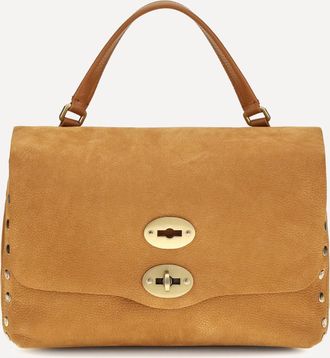 Zanellato Borsa a Mano Postina Jones in suede Woman UNI