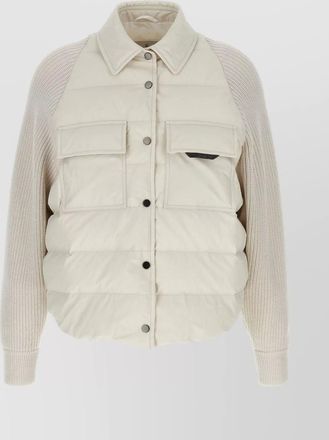 Brunello Cucinelli short down puffer jacket
