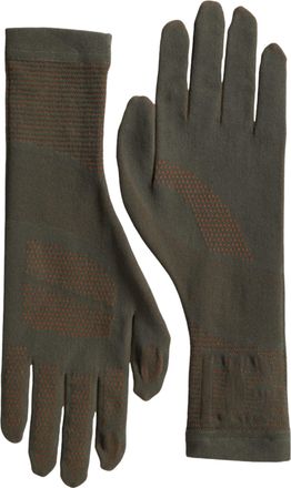 Dolce & Gabbana Brown Cotton Stretch Wrist Length Womens Gloves