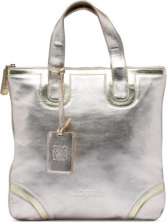 Loewe Pre-owned Loewe Metallic Leather Tote Ladies 260710