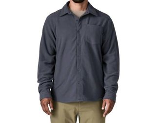 Patagonia Micro D Shirt In Smolder Blue