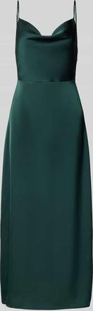 Vila Regular Fit Midikleid mit R&uuml;ckenausschnitt Modell Ravenna in Dunkelgruen, Gr&ouml;&szlig;e 34