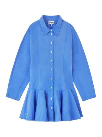 Ganni Organic Cotton Shirtdress