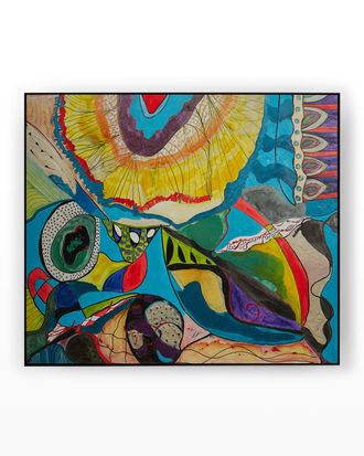 John-Richard Under Water Giclee Art on Canvas By Amy Reshefsky