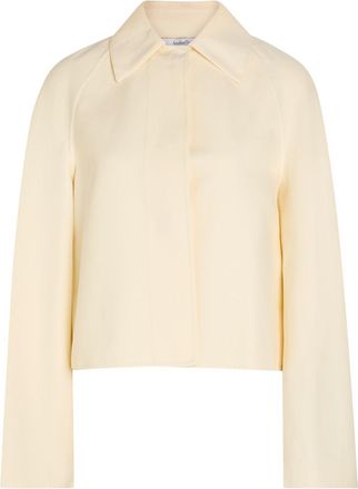 Another Tomorrow Cotton Jacket - Beige - 38 (UK6 / XS)