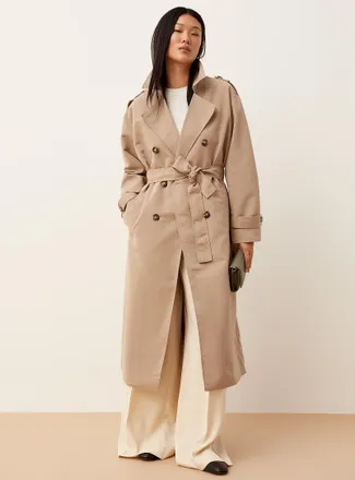 Vero Moda Womens Chloe belted loose trench coat