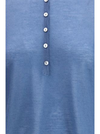 Mirror in the Sky Womens Henley Cardigan Surya Cashmere Drone T-Shirts & Jerseys