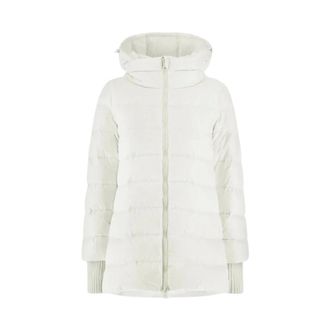 Herno Dames, Jassen, Wit, Maat: S Nylon