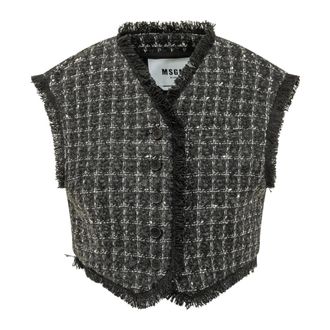 Msgm Msgm, Dames, Jassen, Zwart, Maat: M