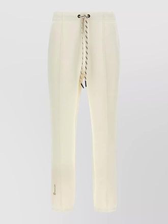 Moncler jogger trousers double fabric elastic waistband