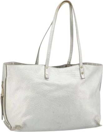 Chlo&eacute; Pre-owned Dilan tote - Dames - Vintage Shopper - Grijs - ONE Size - Leer - Vintage