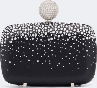 Roger Vivier Vivier Marlene embellished satin clutch