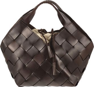 Dragon Botteghe gevlochten leren tas