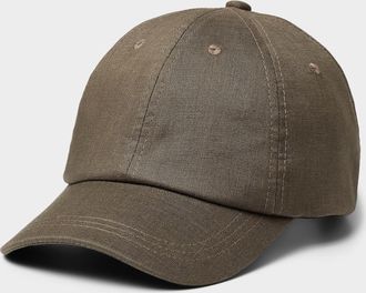 Simons Womens Pure linen baseball cap