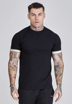 Siksilk Mens Black Tech T-Shirt XXL