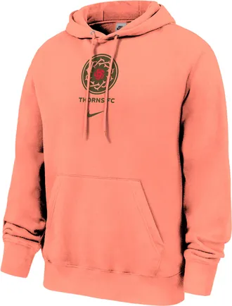 Nike Portland Thorns Club Fleece Nike Mens NWSL Pullover Hoodie in Pink | M31233PTOR26-ATP