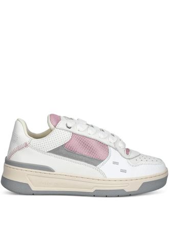 Filling Pieces Cruiser Stride perforated mesh panel sneakers - women - Nubuck Leather/Mesh/Fabric/Calf Leather/Rubber - 39 - White