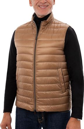 Herno Mens Padded Vest Pi004ule - Tan Nylon - Size EU 50 (Mens)