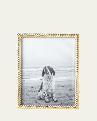 L'OBJET Gold Deco Twist 5 x 7 Picture Frame