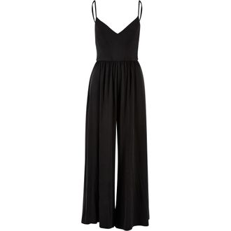 Urban Classics Dames/Dames Modal Spaghettiband Jumpsuit (Zwart)
