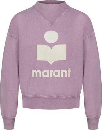 Isabel Marant Womens Sweatshirt Purple Cotton Sweatshirts