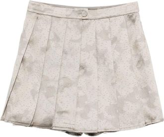 Emporio Armani Womens A-Line Pleated Shorts