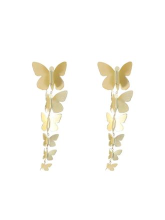 Tanya Farah Fine Jewelry 18K yellow gold Butterfly earrings - women - 18kt Yellow Gold - One Size