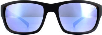 Arnette Mens Sunglasses Bushwick 4256 01/22 Matte Black Dark Grey Mirror Water - One Size