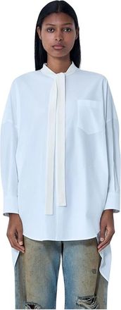 Marni Katoenen Button-Down Shirt - Dames - Overhemden - Wit - M - Katoen - Overhemden