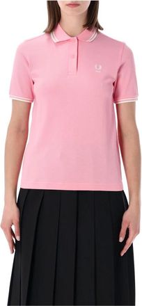 Comme Des Gar&ccedil;ons Patchwork Pique Polo Shirt - Dames - Polos - Roze - M - Katoen - Tops