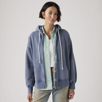 Levi's Vintage Oversized Hoodie - Womens - XS - Blue