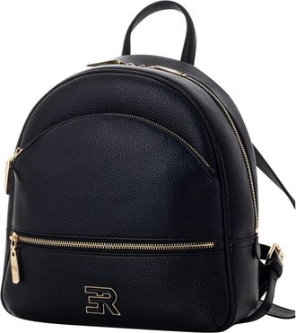 Ermanno Scervino Victoria Backpack - Dames - Rugzakken - Zwart - ONE Size - Leer - Tassen