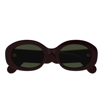 Chlo&eacute; Sunglasses Ch0258 S 003 Burgundy/Green Women