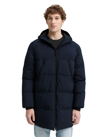 Tom Tailor Denim Steppjacke TOM TAILOR DENIM, Herren, Gr. XXL, blau (sky captain blau), Web, Obermaterial: 100% Polyester. Futter: 100% Polyester, Strukturmuster, unif